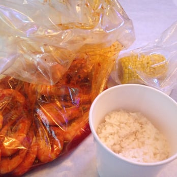 Cracking Crab - $2 rice. Compared to Boiling Crab and Kicking Crab, the portion size is fifty percent less. I guess good if your counting carbs. - Cajun/Creole Near Me - Montrose, California