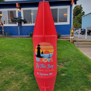Buoys By The Bay - Exterior sign - Gastropubs Near Me - St. Ignace, Michigan Buoys By The Bay - Exterior sign - Gastropubs Near Me - St. Ignace, Michigan