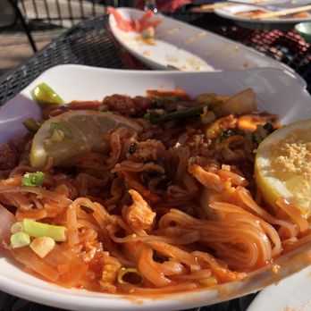 Siam Orchid - Drunken noodle aka ketchup or sweet and sour noodle - Thai Near Me - Bar Harbor, Maine Siam Orchid - Drunken noodle aka ketchup or sweet and sour noodle - Thai Near Me - Bar Harbor, Maine