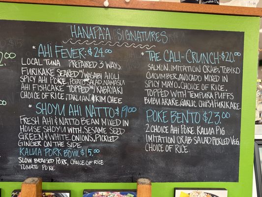 Menu photo 4 HanaPa'a Market Honolulu, HI
