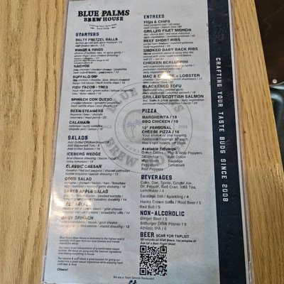 Menu photo 3 Blue Palms Brewhouse Northridge, CA