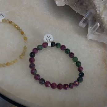 Open Eye Crystals - Ruby Zoisite Bracelet - Spiritual Shop Near Me - Los Angeles, California Open Eye Crystals - Ruby Zoisite Bracelet - Spiritual Shop Near Me - Los Angeles, California