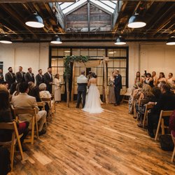 Accelerator Space - Ceremony in front of Entrance Doors