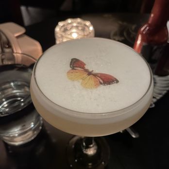 LSXO - "The Butterfly Effect." It's made with egg whites and was sweet but QUITE strong! - Vietnamese Near Me - Huntington Beach, California LSXO - "The Butterfly Effect." It's made with egg whites and was sweet but QUITE strong! - Vietnamese Near Me - Huntington Beach, California