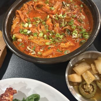 Korea House - Rose tteokbokki (creamy, a bit spicy, and fishy) the texture of the rice cakes is awesome. - Korean Near Me - Bakersfield, California Korea House - Rose tteokbokki (creamy, a bit spicy, and fishy) the texture of the rice cakes is awesome. - Korean Near Me - Bakersfield, California