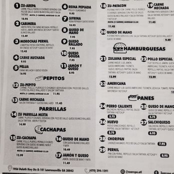 Zuarepa - Gainesville - Menu - Venezuelan Near Me - Gainesville, Georgia Zuarepa - Gainesville - Menu - Venezuelan Near Me - Gainesville, Georgia