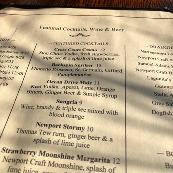 La Forge Casino Restaurant - Cross Court Cosmo? - American Near Me - Newport, Rhode Island La Forge Casino Restaurant - Cross Court Cosmo? - American Near Me - Newport, Rhode Island