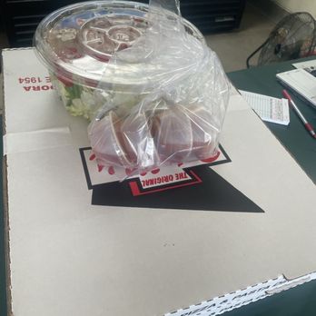Petrillo's Pizza - A House Salad and two of the large Pizza with 1 Topping - Pizza Near Me - San Gabriel, California Petrillo's Pizza - A House Salad and two of the large Pizza with 1 Topping - Pizza Near Me - San Gabriel, California