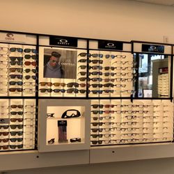 LensCrafters - A wall of frames.