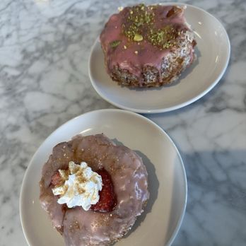 Parlor Doughnuts - Strawberry Shortcake, Raspberry Pistachio - Donuts Near Me - Rolling Meadows, Illinois Parlor Doughnuts - Strawberry Shortcake, Raspberry Pistachio - Donuts Near Me - Rolling Meadows, Illinois