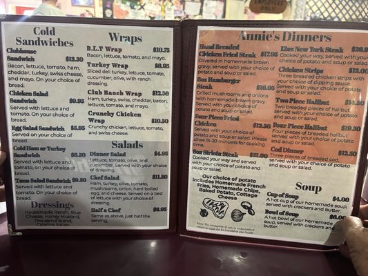 Menu photo 2 Annie's Cafe Butte, MT Menu photo 2 Annie's Cafe Butte, MT