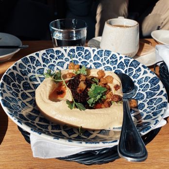 Aba - Smoky Garlic Hummus - Mediterranean Near Me - Austin, Texas