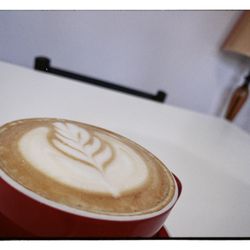 Rosso Coffee Bar - honey lavender latter