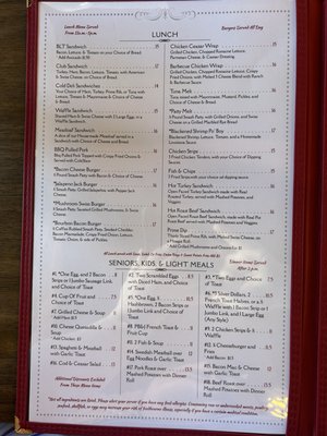 Menu photo 6 Waffles Plus Spokane, WA
