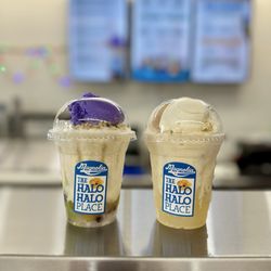 Magnolia Ice Cream & Treats - Super Duper Mahalo-Halo (left) and I Lava Lychee (right)