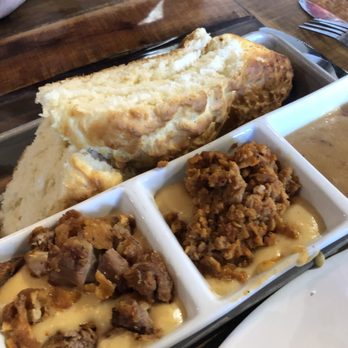 Biscuit Head - Biscuit with flight of gravies! Fried chicken gravy, venison gravy and veggie "chorizo". Surprisingly, the veggie chorizo was our fav! - Breakfast & Brunch Near Me - Greenville, South Carolina Biscuit Head - Biscuit with flight of gravies! Fried chicken gravy, venison gravy and veggie "chorizo". Surprisingly, the veggie chorizo was our fav! - Breakfast & Brunch Near Me - Greenville, South Carolina
