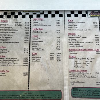Garlands Hamburgers - Latest menue today - Burgers Near Me - Grover Beach, California
