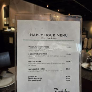 Thailicious - Happy hour menu - Thai Near Me - Longwood, Florida Thailicious - Happy hour menu - Thai Near Me - Longwood, Florida