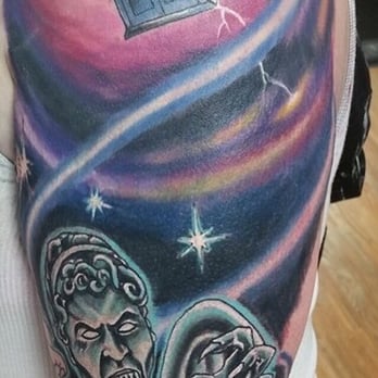 Thriller Ink Tattoo - Close up doctor who theme by Josh Miller - Tattoo Near Me - Toledo, Ohio Thriller Ink Tattoo - Close up doctor who theme by Josh Miller - Tattoo Near Me - Toledo, Ohio