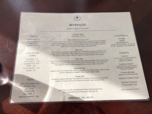 Menu photo 8 Wagashi Tea House Canmore, AB Menu photo 8 Wagashi Tea House Canmore, AB