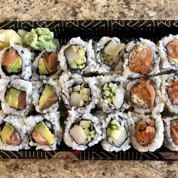 Momo Sushi - Lunch combo - salmon avocado, whitefish cucumber, spicy salmon - Japanese Near Me - Minneapolis, Minnesota Momo Sushi - Lunch combo - salmon avocado, whitefish cucumber, spicy salmon - Japanese Near Me - Minneapolis, Minnesota