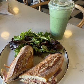 Sweetsalt - Fig & Prosciutto sandwich, Honey Lavender Matcha - Sandwiches Near Me - Toluca Lake, California