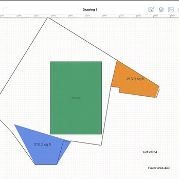 Ruff n Tuff Turf - Project plan I was sent when I questioned the materials order - Artificial Turf Near Me - Irvine, California