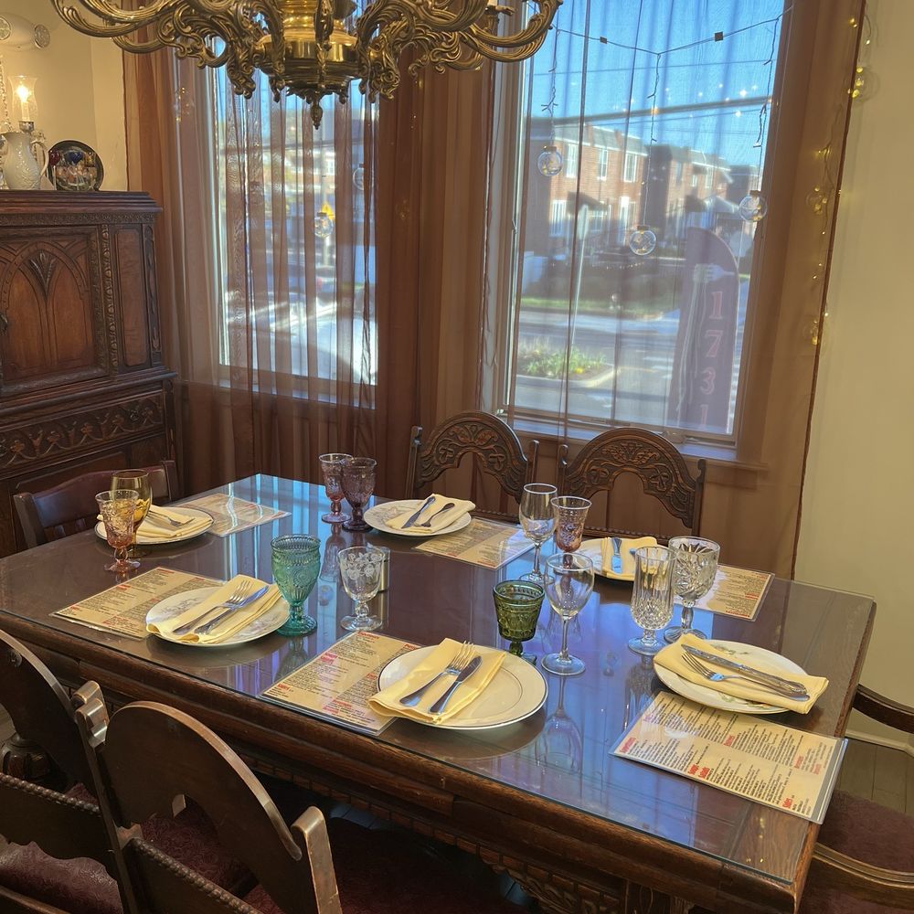 1731 Restaurant - Old school dining table (upstairs) - Italian Near Me - Philadelphia, Pennsylvania 1731 Restaurant - Old school dining table (upstairs) - Italian Near Me - Philadelphia, Pennsylvania