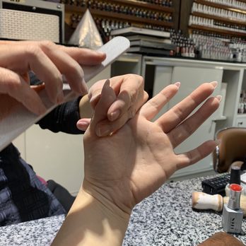 Nail Works - Almond shape Gel fill in - Nail Salons Near Me - North Bergen, New Jersey Nail Works - Almond shape Gel fill in - Nail Salons Near Me - North Bergen, New Jersey