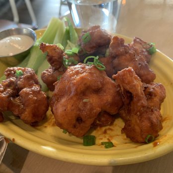 Cafe Gratitude - Buffalo wings - Vegan Near Me - Venice, California Cafe Gratitude - Buffalo wings - Vegan Near Me - Venice, California
