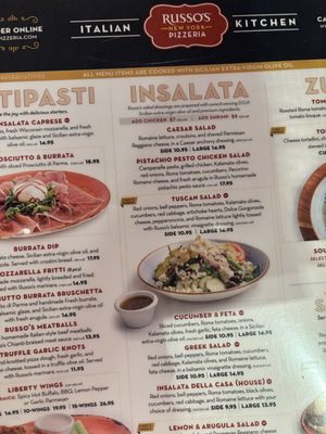 Menu photo 1 Russo's New York Pizzeria Clovis, CA Menu photo 1 Russo's New York Pizzeria Clovis, CA