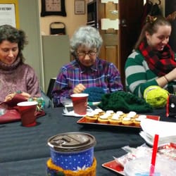 Goulbourn Museum - Ladies knitting and having fun