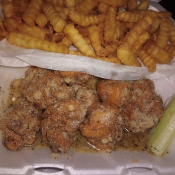 A1 Wings - 10pcs Honey Garlic Parmesan Boneless Wings with Fries.. - Chicken Wings Near Me - Lilburn, Georgia