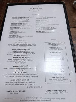 Menu photo 1 Penca Tucson, AZ