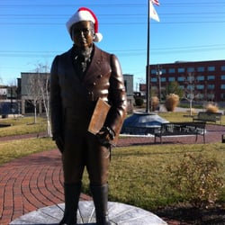 City of Edwardsville - Statue of Ninian Edwards, Third Governor of Illinois, located at St. Louis St. & W. Vandalia