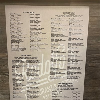 Menu photo 3 Rodolfo's Restaurant & Pizzeria South Plainfield, NJ Menu photo 3 Rodolfo's Restaurant & Pizzeria South Plainfield, NJ