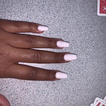 First Class Nails - done by the guy that works there. i don't recommend him - Nail Salons Near Me - Malden, Massachusetts