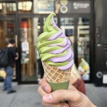 Matcha Cafe Maiko - Matcha ube swirl - Coffee & Tea Near Me - New York, New York Matcha Cafe Maiko - Matcha ube swirl - Coffee & Tea Near Me - New York, New York