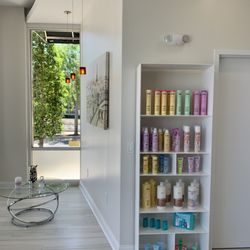 Couture Hair Salon - retail and waiting area