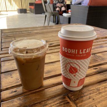Bodhi Leaf Coffee Traders - Milk and Cereal iced coffee and Black coffee with 2 shots of espresso - Coffee & Tea Near Me - La Habra, California Bodhi Leaf Coffee Traders - Milk and Cereal iced coffee and Black coffee with 2 shots of espresso - Coffee & Tea Near Me - La Habra, California