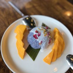 My Place Sip & Savor - Mango sticky rice. Do not skip this!! I would come here just for this