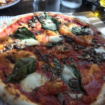 Bigalora - Margherita Pizza with mushrooms. So good! - Pizza Near Me - Royal Oak, Michigan Bigalora - Margherita Pizza with mushrooms. So good! - Pizza Near Me - Royal Oak, Michigan