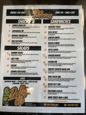Menu photo 3 Delly Up Waynesboro, VA