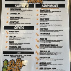 Delly Up - Delly Up Menu November 2022