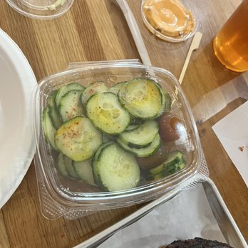 El Pollo Guapo - Whisper of seasoning on cucumber salad, too bland for me - Chicken Shop Near Me - James Island, South Carolina El Pollo Guapo - Whisper of seasoning on cucumber salad, too bland for me - Chicken Shop Near Me - James Island, South Carolina