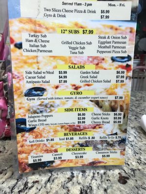 Menu photo 5 Antonio's Pizza at the Beach Saint Augustine, FL