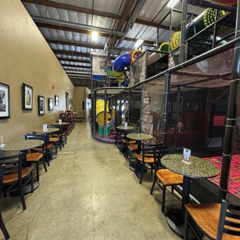 Playdate PDX - Inside side area for watching kids play - Arcades Near Me - Portland, Oregon