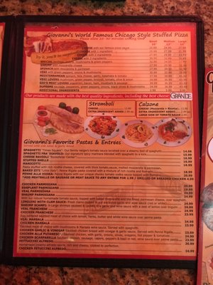 Menu photo 4 Giovannis Pizzeria Restaurant Boca Raton, FL