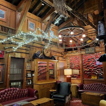 The Angus Barn - Big ol wall of guns - Steakhouses Near Me - Raleigh, North Carolina