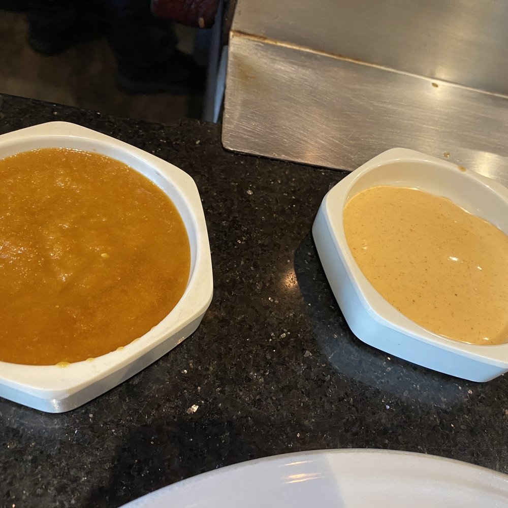 Miko - Ginger sauce and yum-yum sauce - Japanese Near Me - East Northport, New York Miko - Ginger sauce and yum-yum sauce - Japanese Near Me - East Northport, New York